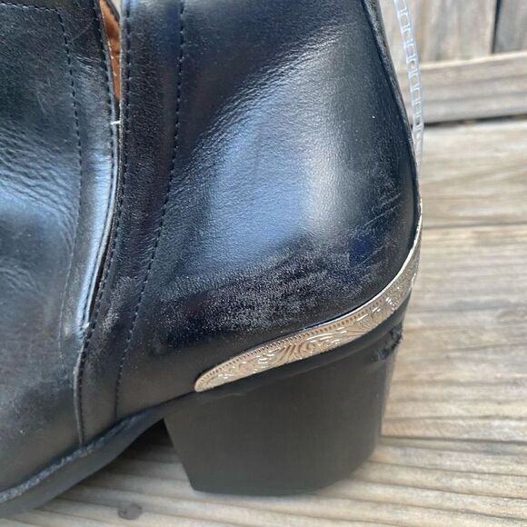 Jeffrey Campbell Cromwell Cut Out Western Ankle Boot in black size 7.5 - Picture 4 of 10